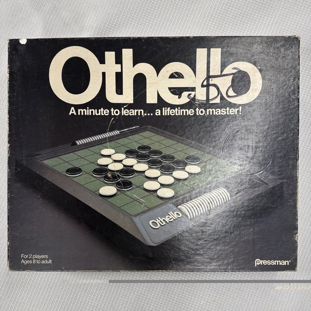 Vintage 1990/1991 Othello Strategy Game - Nearly Complete in Box*